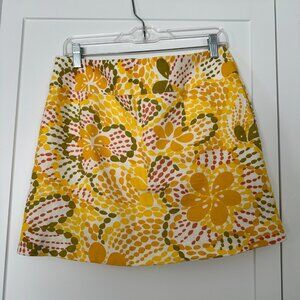 J crew Linen retro skirt